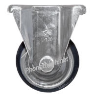 Bánh Xe Đẩy Hàng Cao Su L100 Cố Định