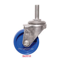 Bánh Xe Đẩy Hàng Vít Xanh B65P10 Không Khóa.